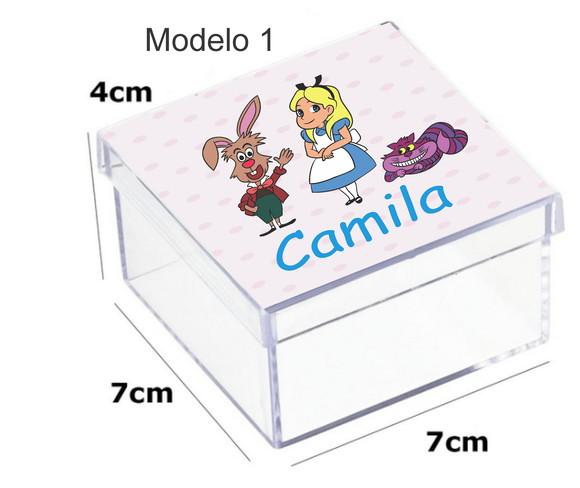 Caixa Acrilica 7x7x4-alice