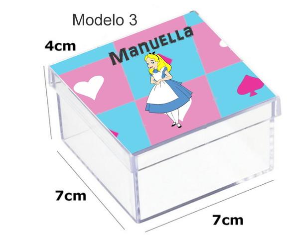 Caixa Acrilica 7x7x4-alice