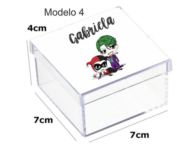 Caixa Acrilica 7x7x4-arlequina