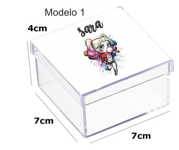 Caixa Acrilica 7x7x4-arlequina