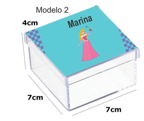 Caixa Acrilica 7x7x4-aurora