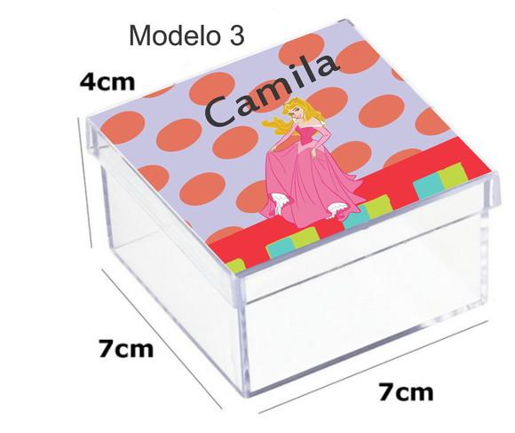 Caixa Acrilica 7x7x4-aurora
