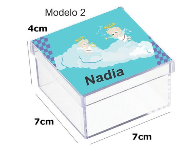 Caixa Acrilica 7x7x4-batizado