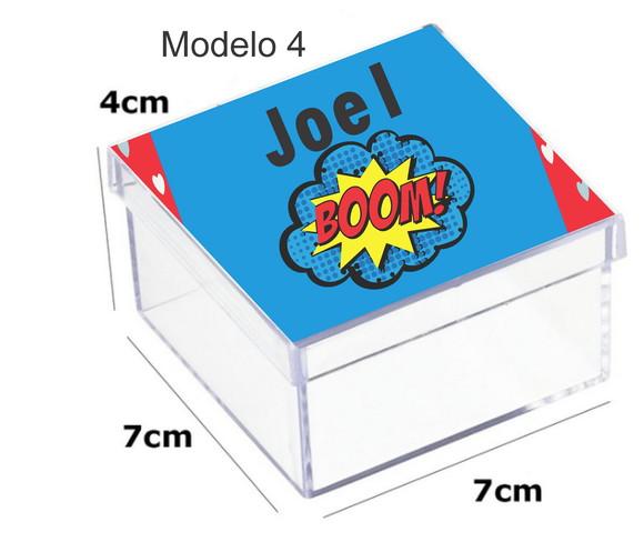 Caixa Acrilica 7x7x4-bomba