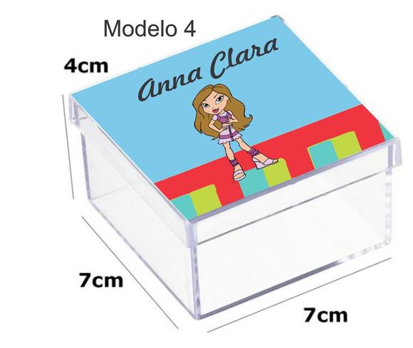 Caixa Acrilica 7x7x4-bratz
