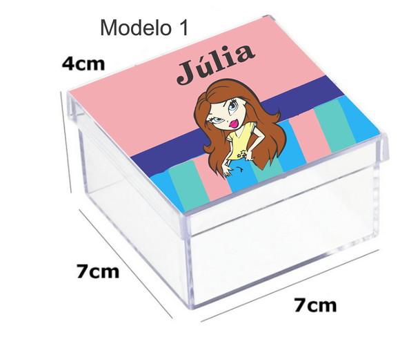 Caixa Acrilica 7x7x4-bratz