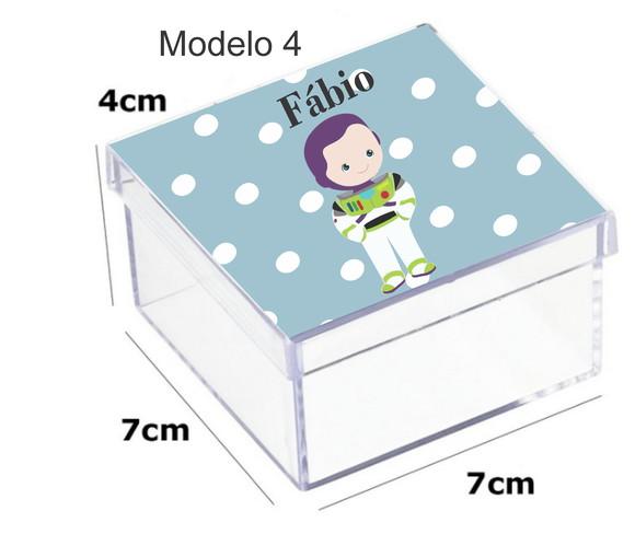 Caixa Acrilica 7x7x4-buzz Lightyear