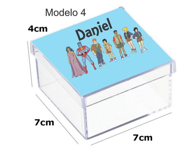 Caixa Acrilica 7x7x4-capitão Planeta