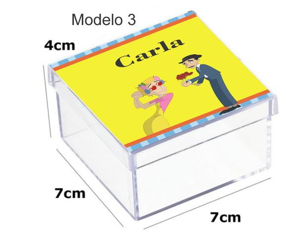 Caixa Acrilica 7x7x4-chaves