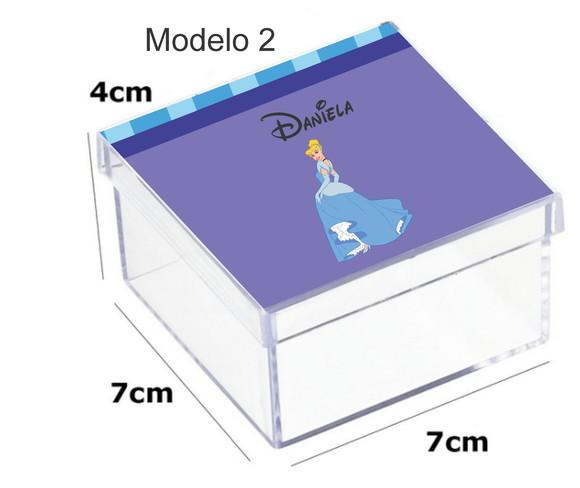Caixa Acrilica 7x7x4-cinderela
