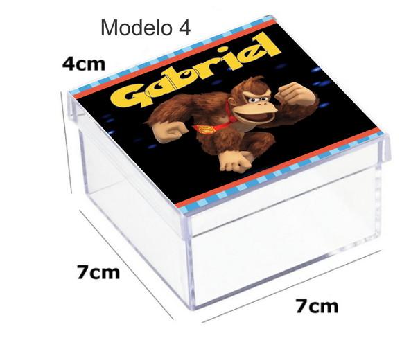 Caixa Acrilica 7x7x4-donkey Kong