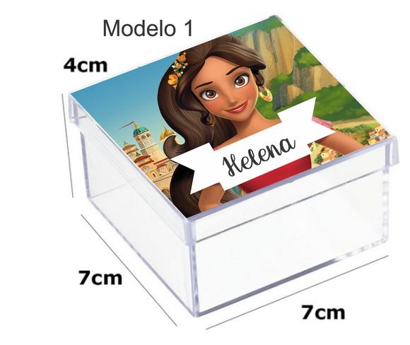 Caixa Acrilica 7x7x4-elena de Avalor