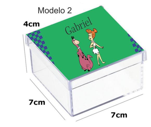 Caixa Acrilica 7x7x4-fred Flintstone