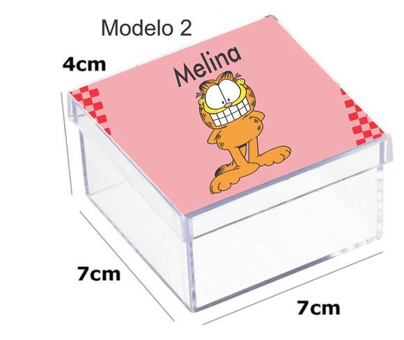 Caixa Acrilica 7x7x4-garfield