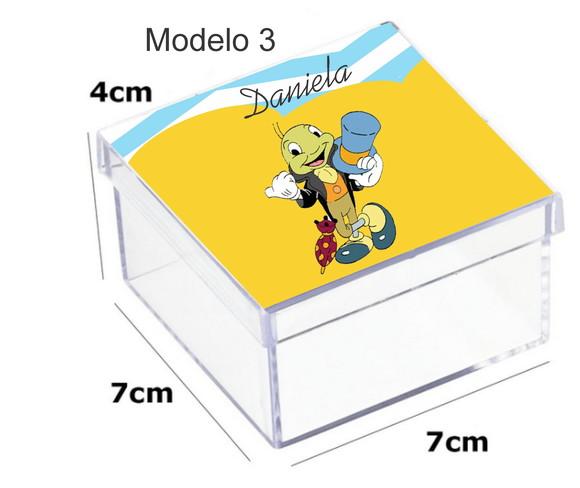 Caixa Acrilica 7x7x4-grilo Falante