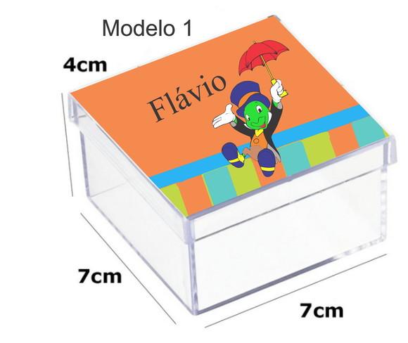 Caixa Acrilica 7x7x4-grilo Falante
