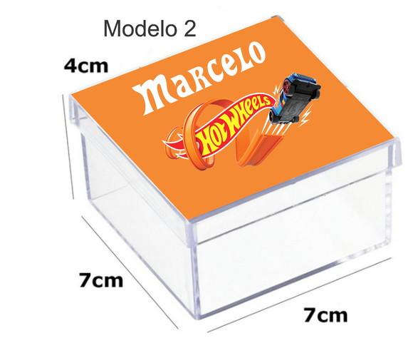 Caixa Acrilica 7x7x4-hot Whells