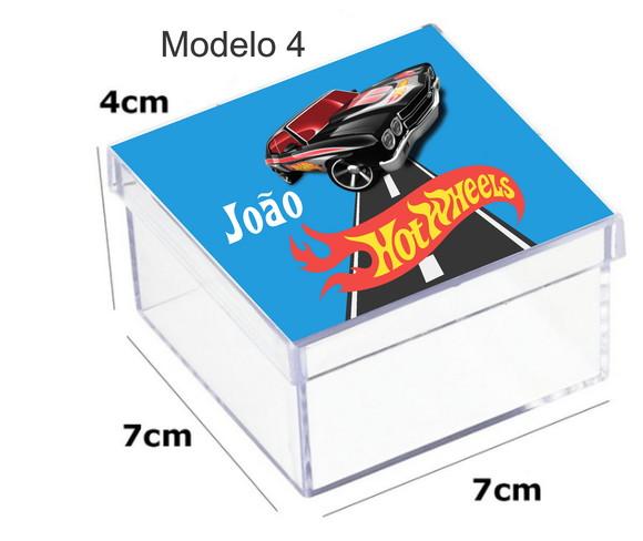 Caixa Acrilica 7x7x4-hot Whells