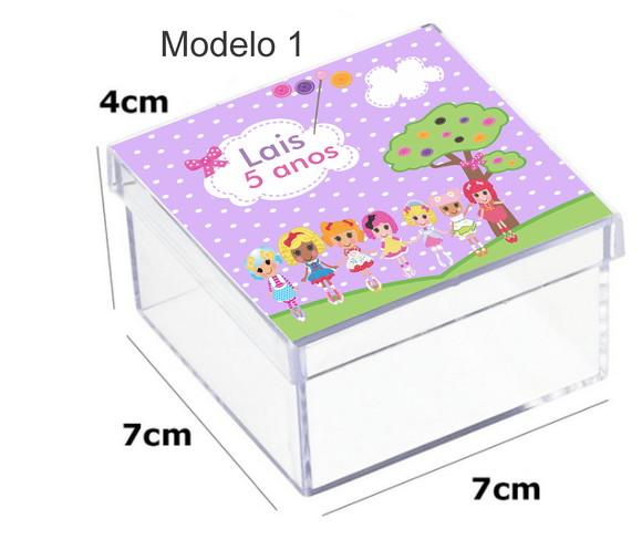 Caixa Acrilica 7x7x4-lalaloopsy