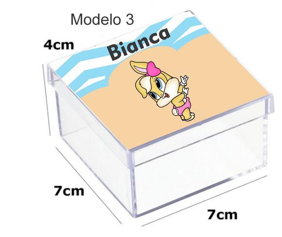 Caixa Acrilica 7x7x4-lola