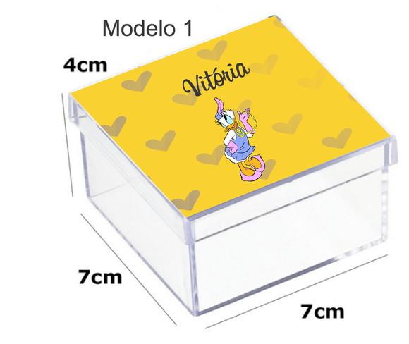 Caixa Acrilica 7x7x4-margarida