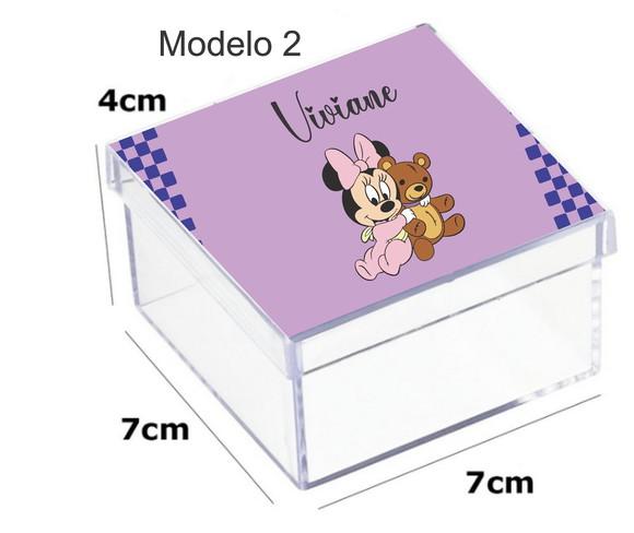 Caixa Acrilica 7x7x4-mickey Baby