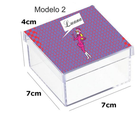 Caixa Acrilica 7x7x4-penelope Charmosa