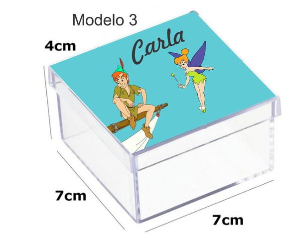 Caixa Acrilica 7x7x4-peter Pan