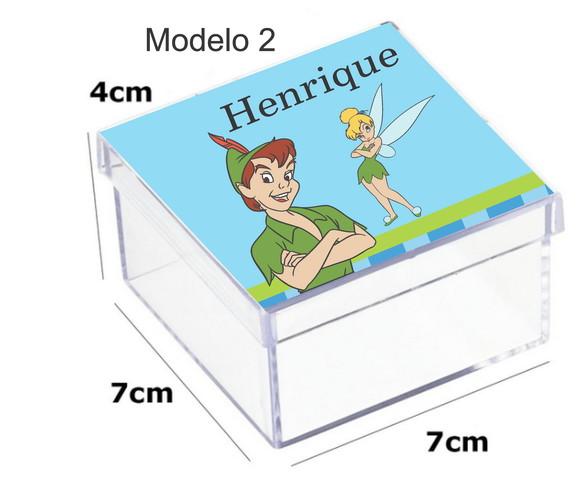 Caixa Acrilica 7x7x4-peter Pan