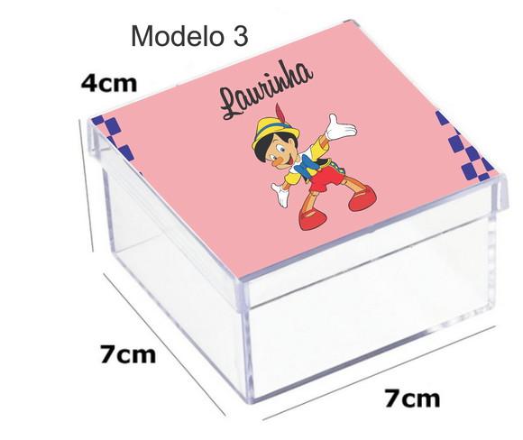Caixa Acrilica 7x7x4-pinoquio