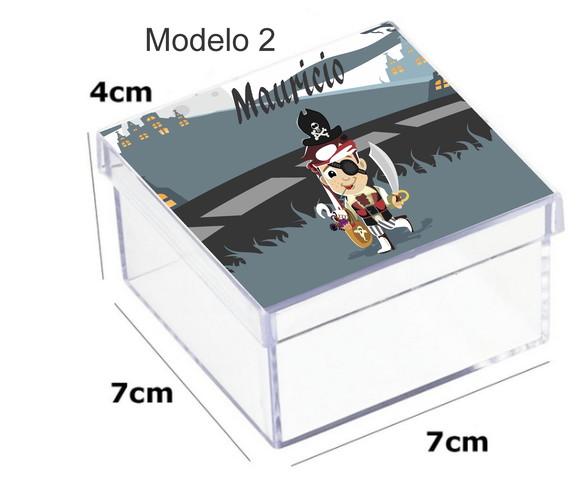 Caixa Acrilica 7x7x4-pirata