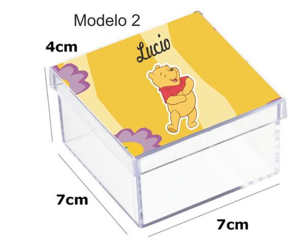 Caixa Acrilica 7x7x4-pooh