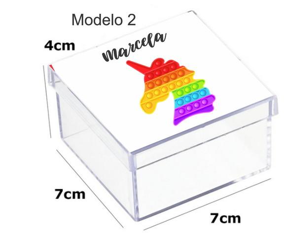 Caixa Acrilica 7x7x4-pop Fidget