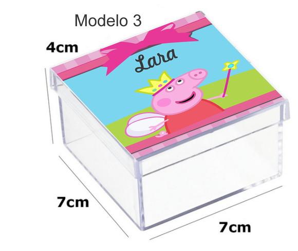 Caixa Acrilica 7x7x4-porco