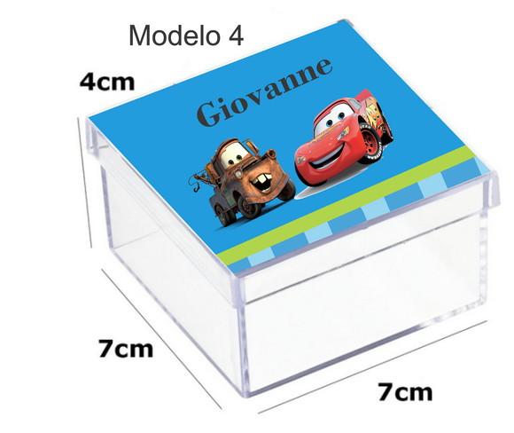 Caixa Acrilica 7x7x4-relampago