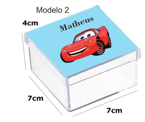 Caixa Acrilica 7x7x4-relampago
