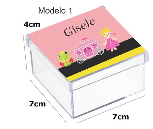 Caixa Acrilica 7x7x4-sapo