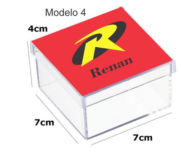 Caixa Acrilica 7x7x4-robin
