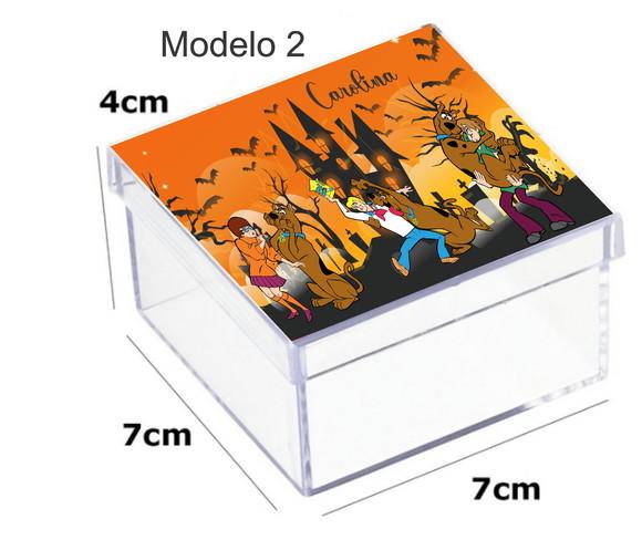 Caixa Acrilica 7x7x4-scooby Doo
