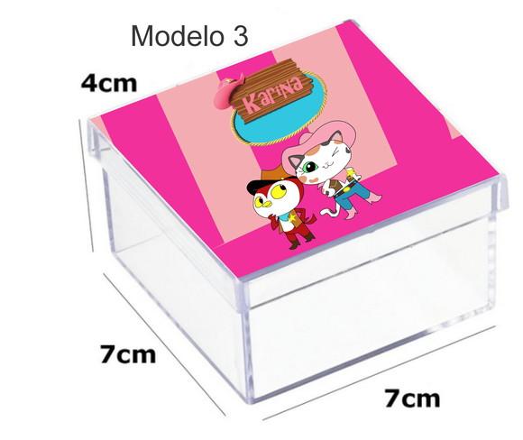 Caixa Acrilica 7x7x4-sheriff Calie do Oeste