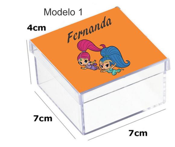 Caixa Acrilica 7x7x4-shimmer Shine