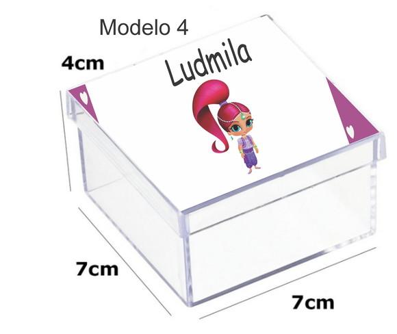 Caixa Acrilica 7x7x4-shimmer Shine