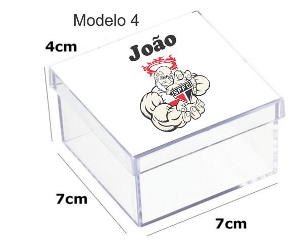 Caixa Acrilica 7x7x4-sp