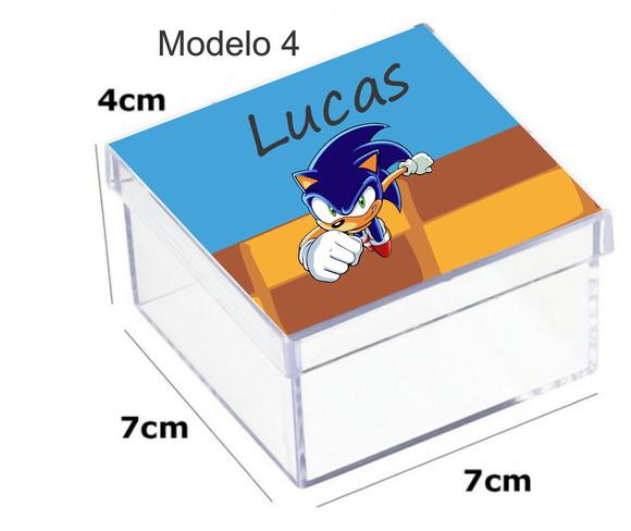 Caixa Acrilica 7x7x4-sonic