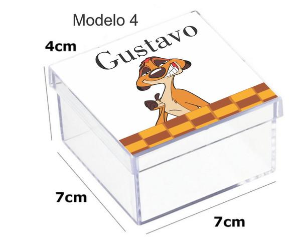 Caixa Acrilica 7x7x4-timão