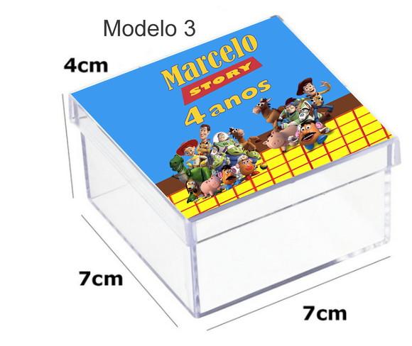 Caixa Acrilica 7x7x4-toy Story