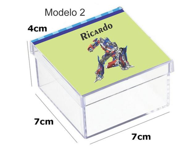 Caixa Acrilica 7x7x4-transformers