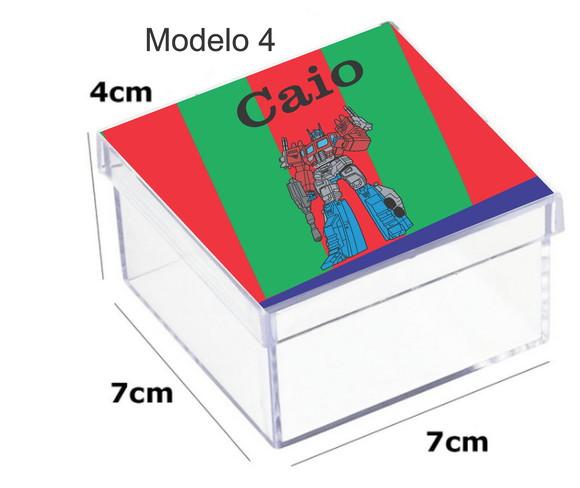 Caixa Acrilica 7x7x4-transformers
