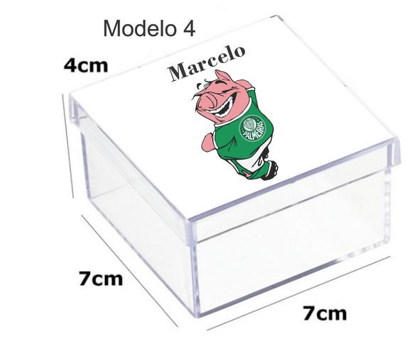 Caixa Acrilica 7x7x4-verdão
