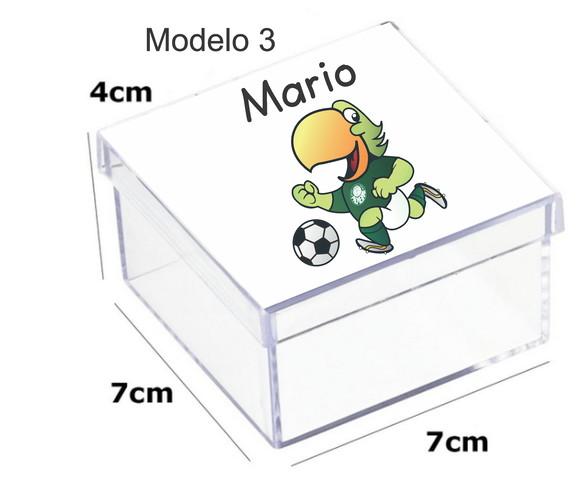 Caixa Acrilica 7x7x4-verdão